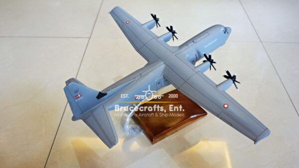 Model of Lockheed C-130 Hercules (RDAF) with detailed craftsmanship.